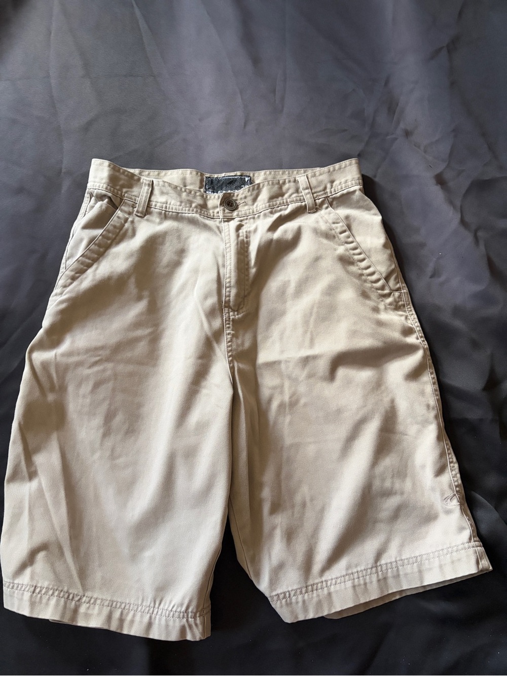 Oakley Men's Tan Flat-Front Shorts